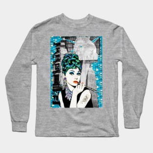 Audrey punked and smoking Long Sleeve T-Shirt